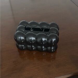 Black Bubble Napkin Holder